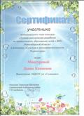 Сертификат участника муниципального этапа конкурса "Лучшая методическая разработка по краеведческому образованию детей в ДОО Новосибирской области" Сертификат участника муниципального этапа конкурса "Лучшая методическая разработка по краеведческому образованию детей в ДОО Новосибирской области"